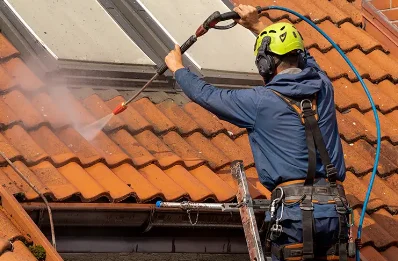 Démoussage et hydrofuge de toiture à Gergy